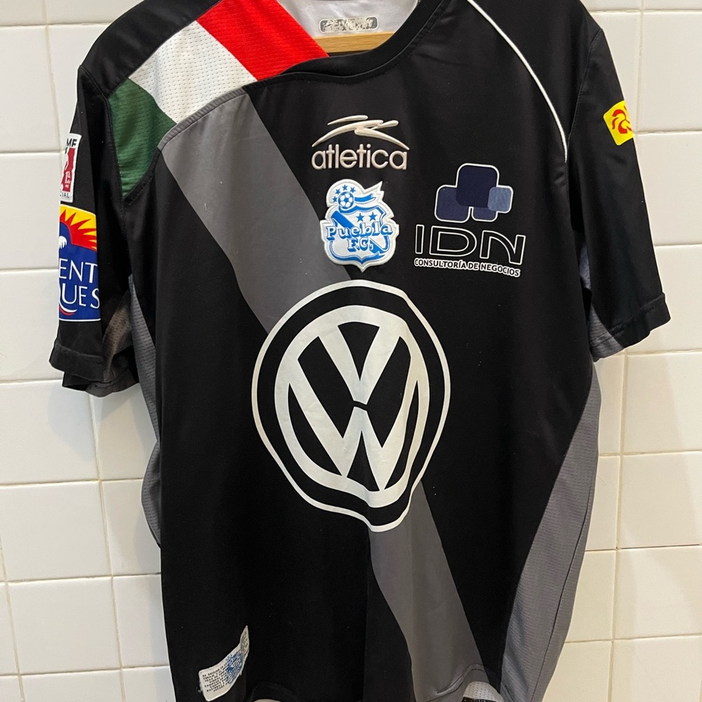 FMF Oficial Puebla F.C Black Soccer Jersey Liga MX